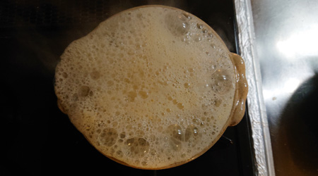 吹きこぼれに注意