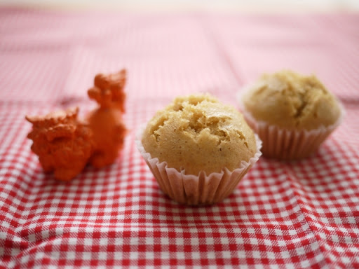 玄米粉の黒糖バナナ蒸しパン