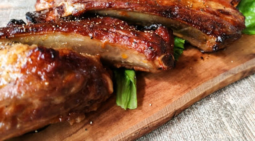 マーマレードとコリアンダーの華やかスペアリブ