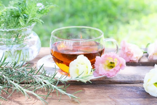 ローズマリーのハーブティー