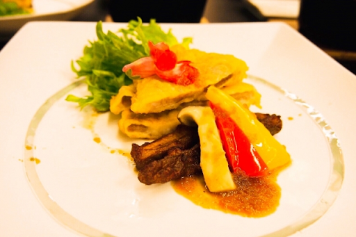 白身魚のピカタフェンネル添え