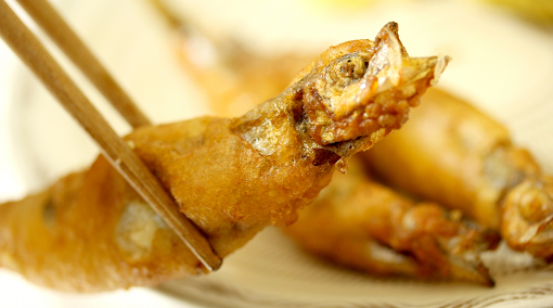 大豆粉のししゃもフリッター