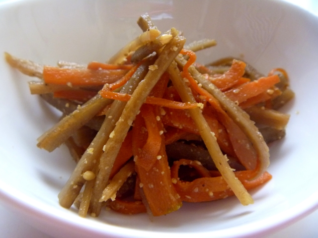 羅漢果入りきんぴらごぼう