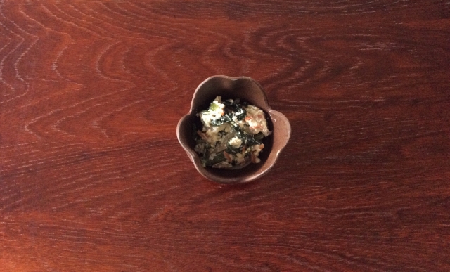 プルーン入りの白和え