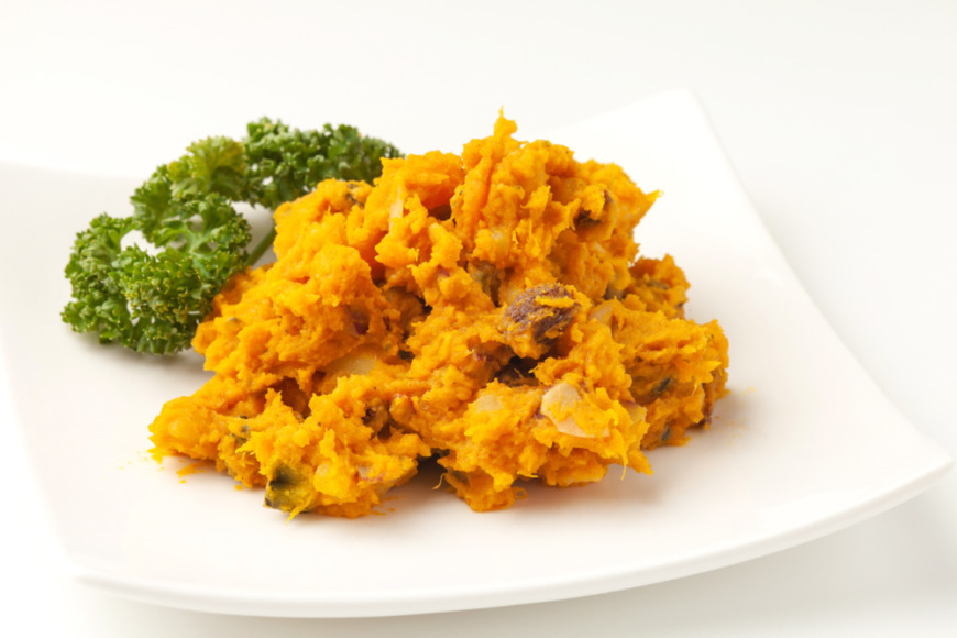 プルーン入りの南瓜サラダ