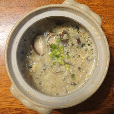 お茶漬け風オートミール粥