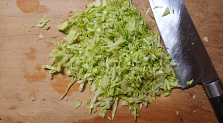 キャベツを千切る