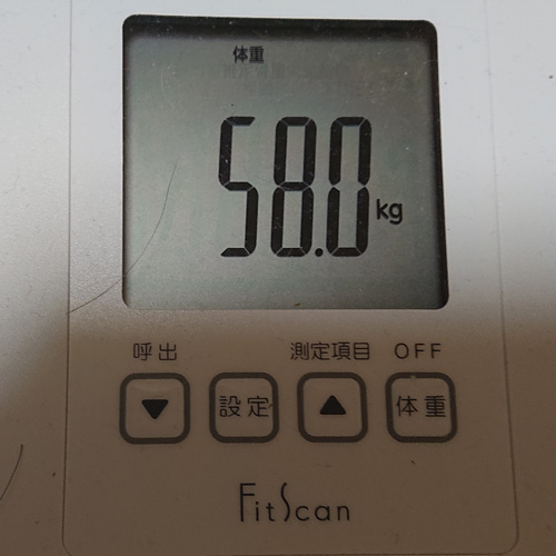 体重体脂肪データ