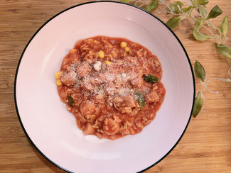 オートミールのトマトリゾット