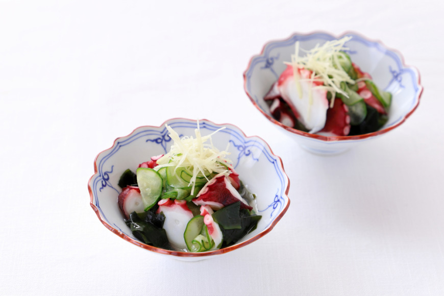 たこときゅうりの酢の物