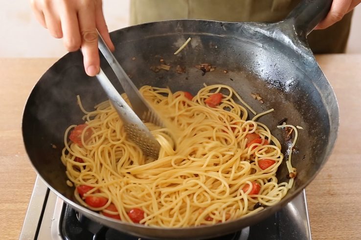 アマニ油パスタ