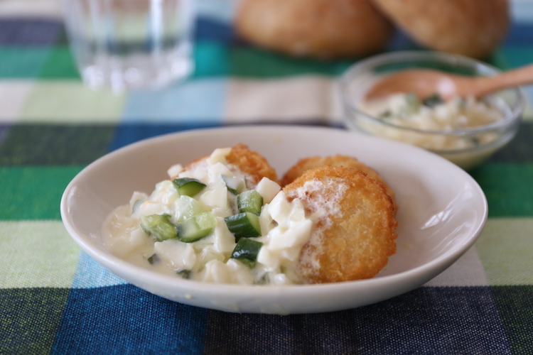 キュウリのぬか漬けのタルタルソース