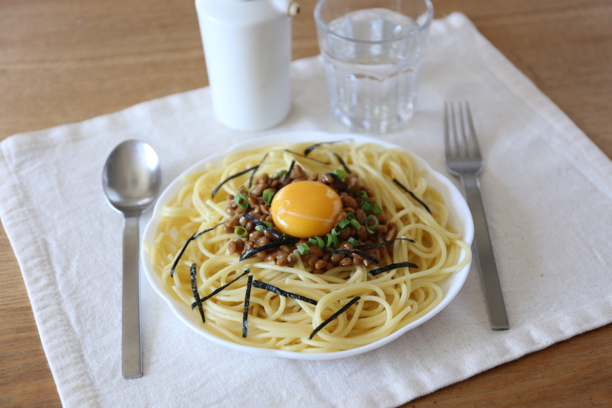 納豆パスタ