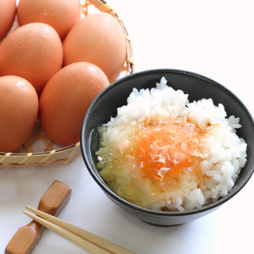 亜麻仁油たまごかけご飯