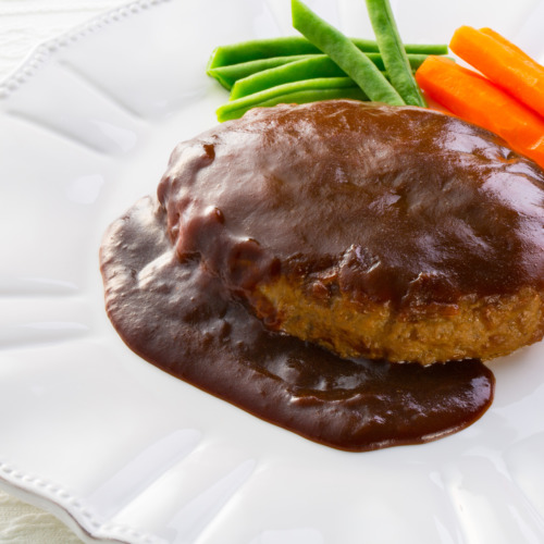 もち麦入りハンバーグ