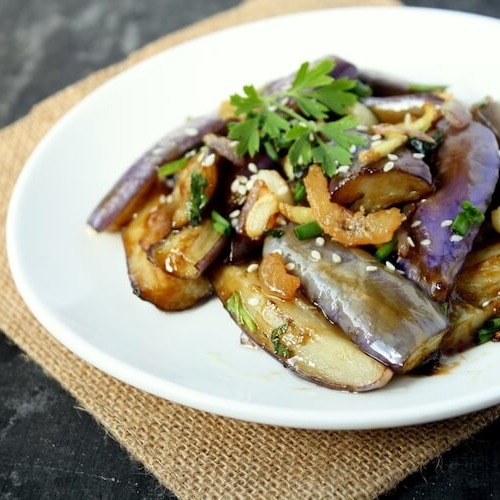 カメリナオイルで作る、なすの揚げびだし