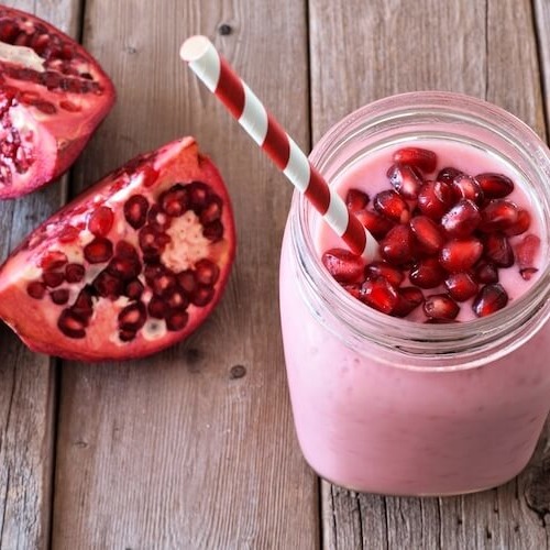 豆乳ザクロ酢スムージー