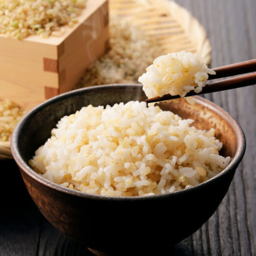 白米と玄米を混ぜて炊いたごはん