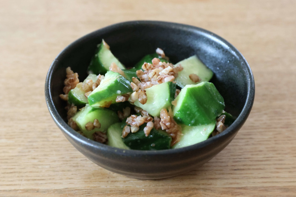 もち麦の和え物