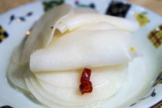 大根の酢漬け