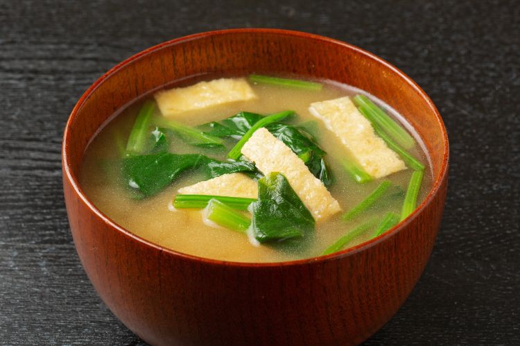 ほうれん草の味噌汁
