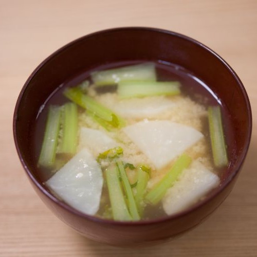 かぶの味噌汁