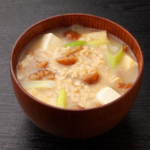 納豆味噌汁