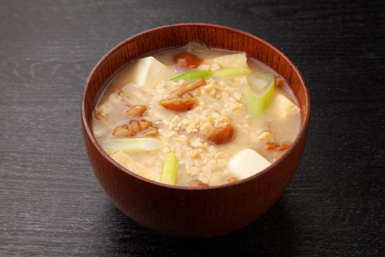 納豆味噌汁