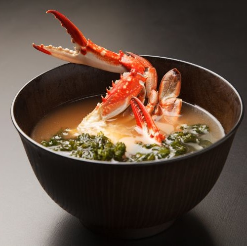 カニのお味噌汁