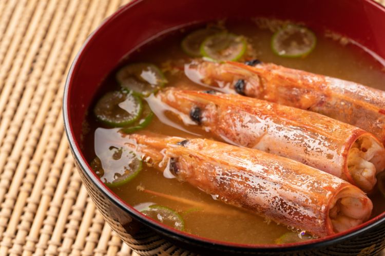 海老のお味噌汁