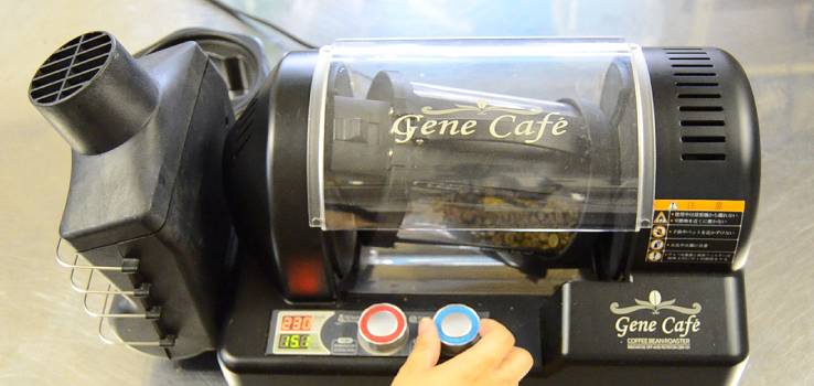 焙煎時間を設定します