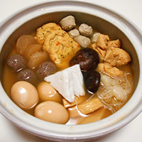 土鍋でおでん