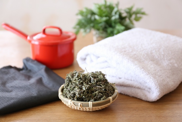 よもぎ蒸しを自宅で体験!