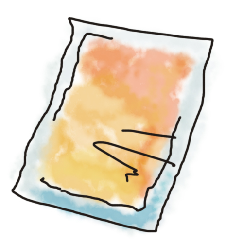 レンジ式湯たんぽ