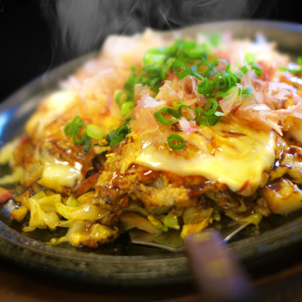 おからパウダーのお好み焼き