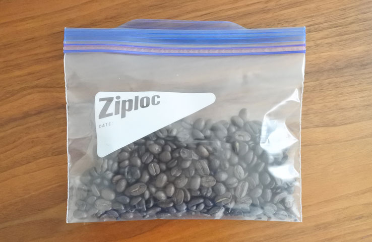 自家焙煎　保存袋