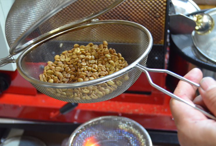 コーヒー手網焙煎ワークショップ