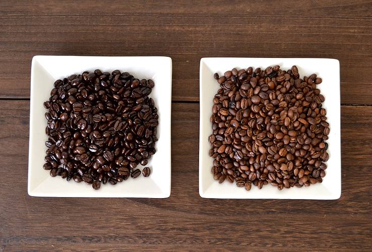 焙煎度のちがい