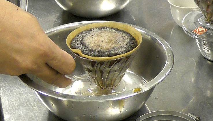 もうドリッパーを外してしまいました