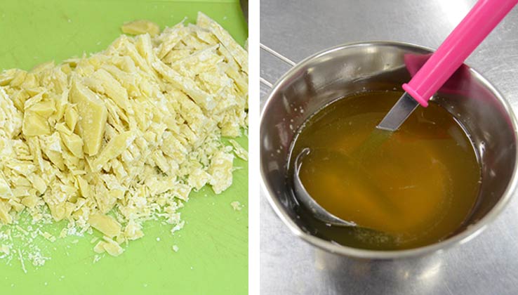 とかしたカカオバター