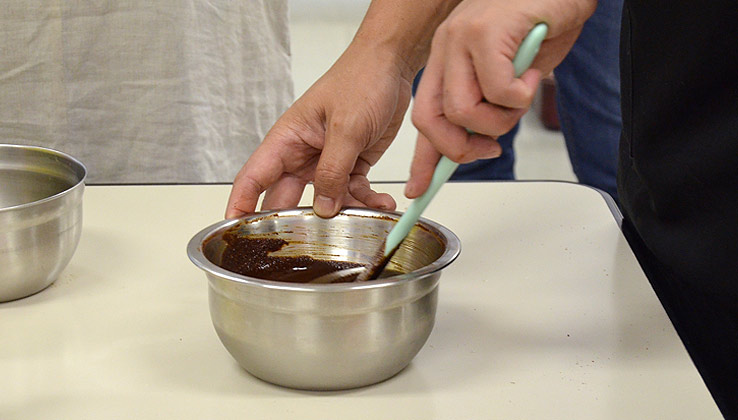 粒子を滑らかにしていく