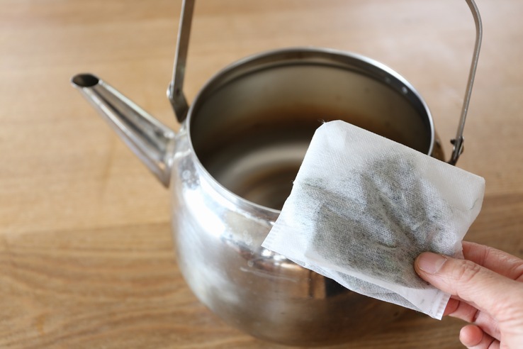 やかんで淹れる場合