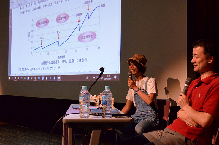 麹の勉強会のようす