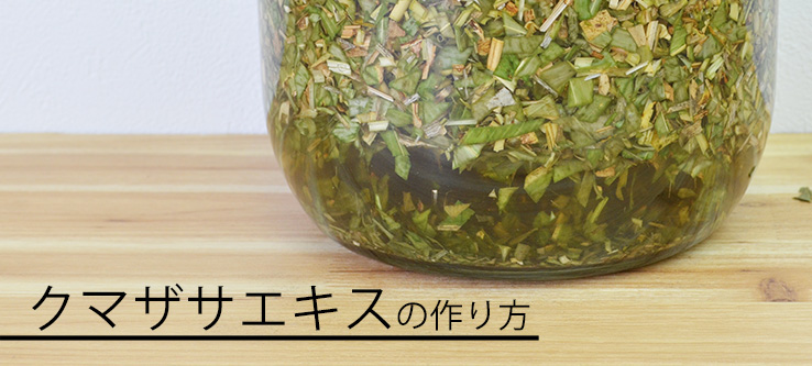 クマザサエキスの作り方
