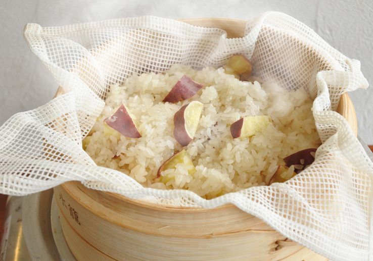 さつまいもおこわ