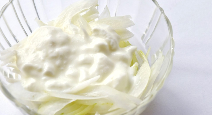 ●玉ねぎヨーグルトの作り方